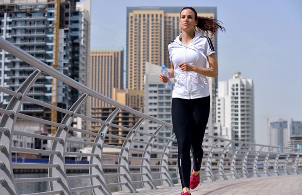 Girl running