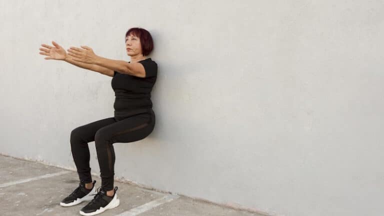 Woman doing HIIT